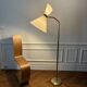 Adjustable Diabolo floor lamp in brass - 1950s