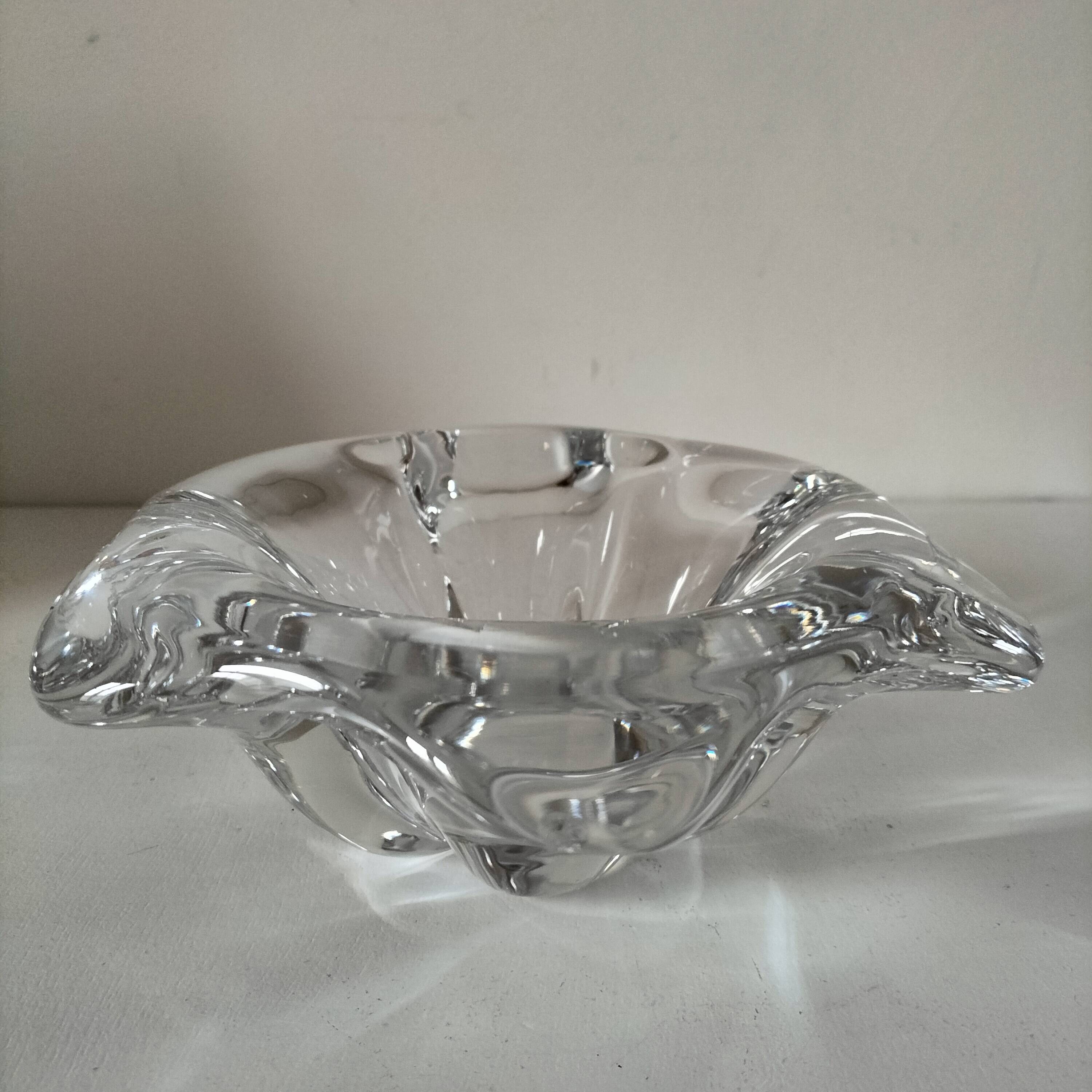 Signed Val Saint Lambert crystal cup