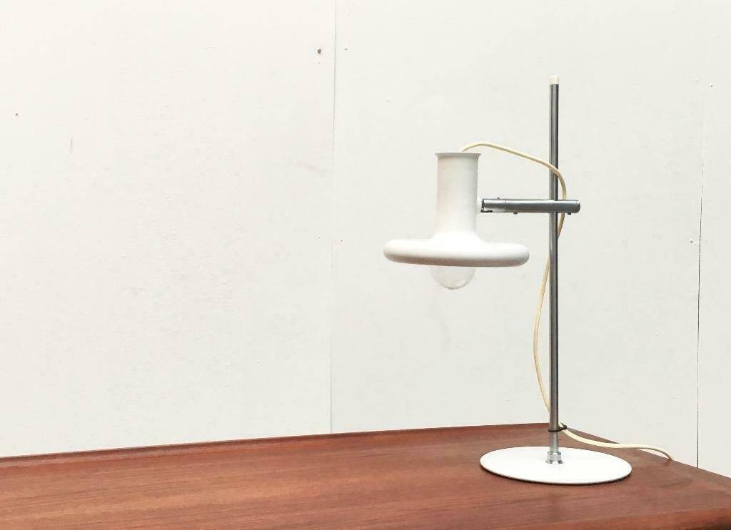 Optima table lamp from the Danish space age mid-century by Hans Due for Fog & Mørup, 1970s.