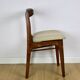 Chaises vintage Hałas beige bouclé - lot de 3