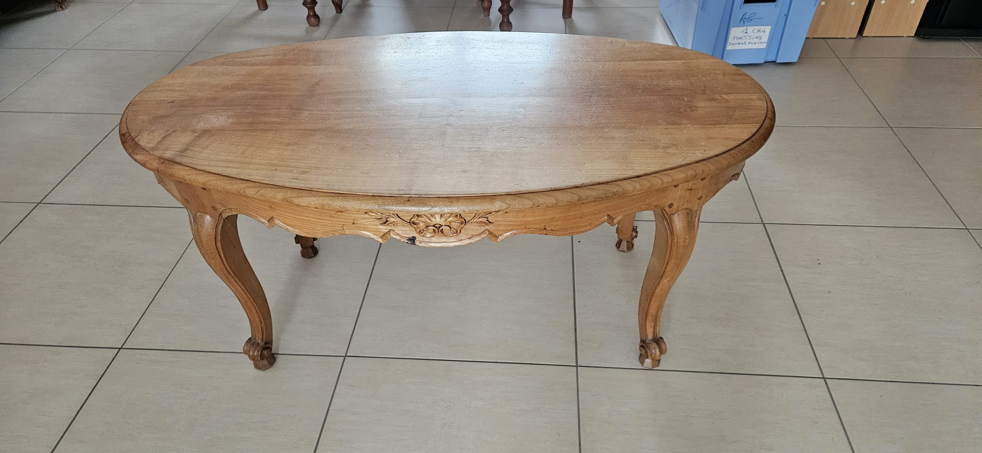 Solid cherry coffee table