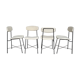4 chairs by georges coslin for faram - italy 1958