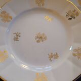 6 assiettes à dessert Sarreguemines Fleurs de France. Années 50