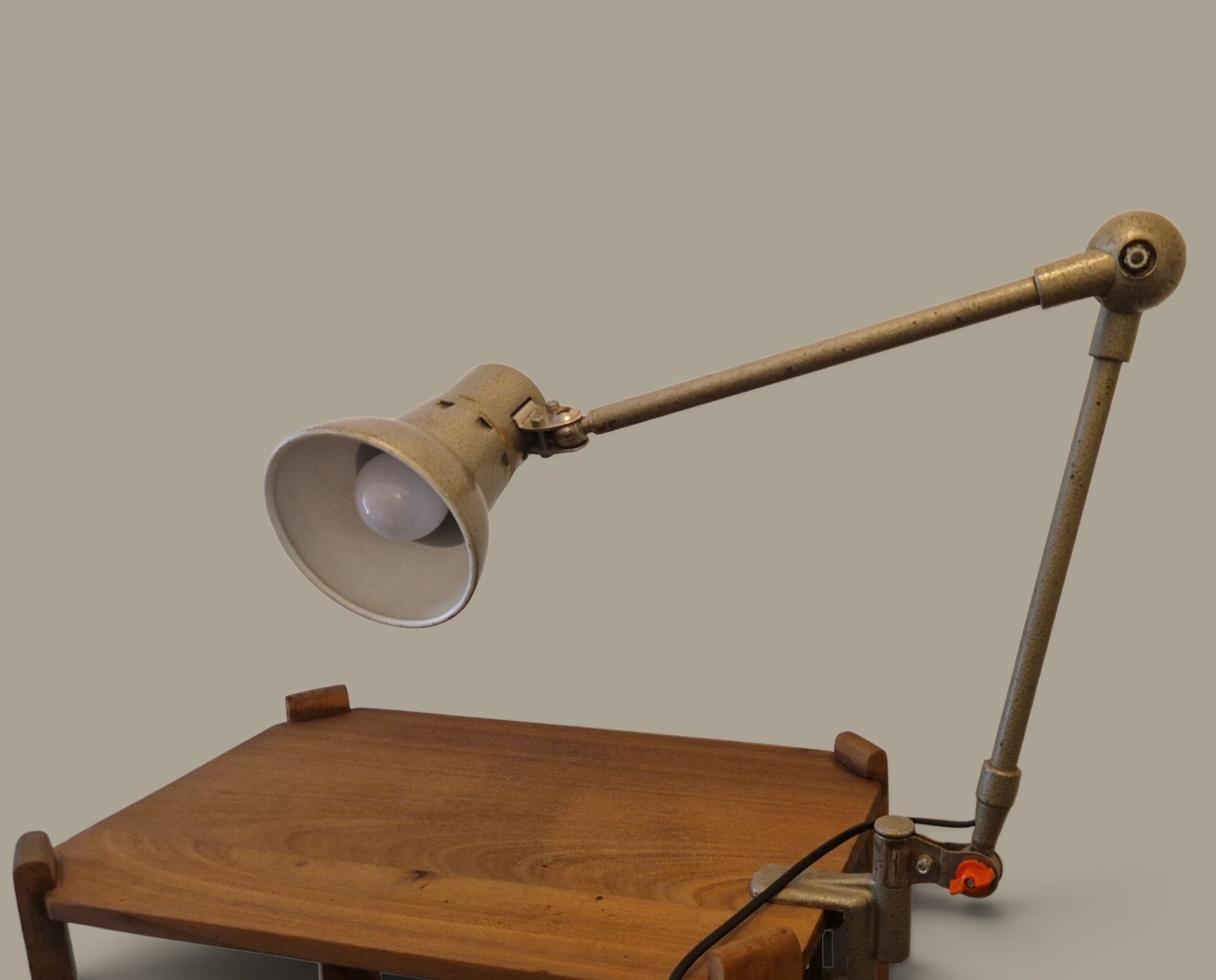 Vintage industrial architect lamp lumina – 1950s/60s