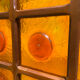 Important separating panel Gordiola in blown glass, Mallorca, year