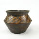 Sandstone vase with brown glaze, Charles Greber