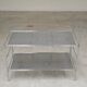 Chrome end table or console, Italy 1970