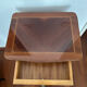 Small bedside table in marquetry in the Louis XV style.