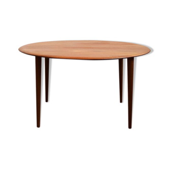 Table basse en teck par Peter Hvidt pour France et Son