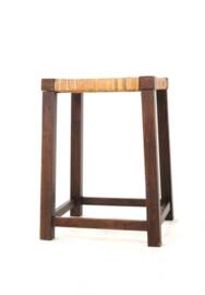 Wooden Stool - japandi style -vintage - mid century