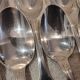 11 silver plated dessert spoons, Christofle Vendome, 17.1 cm
