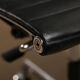 Charles & Ray Eames EA117 Office Chair in Black Leather and Chrome, Vitra
