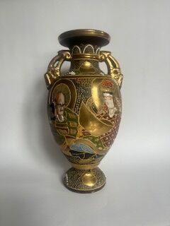 Antique Japanese Satsuma vase