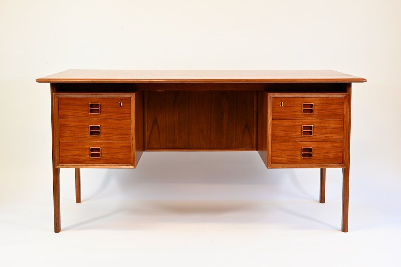 Vintage Danish teak office by Arne Vodder