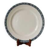 Large round dish in terre de fer salins model françois 1st 19th century