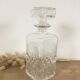 Moulded glass whisky decanter