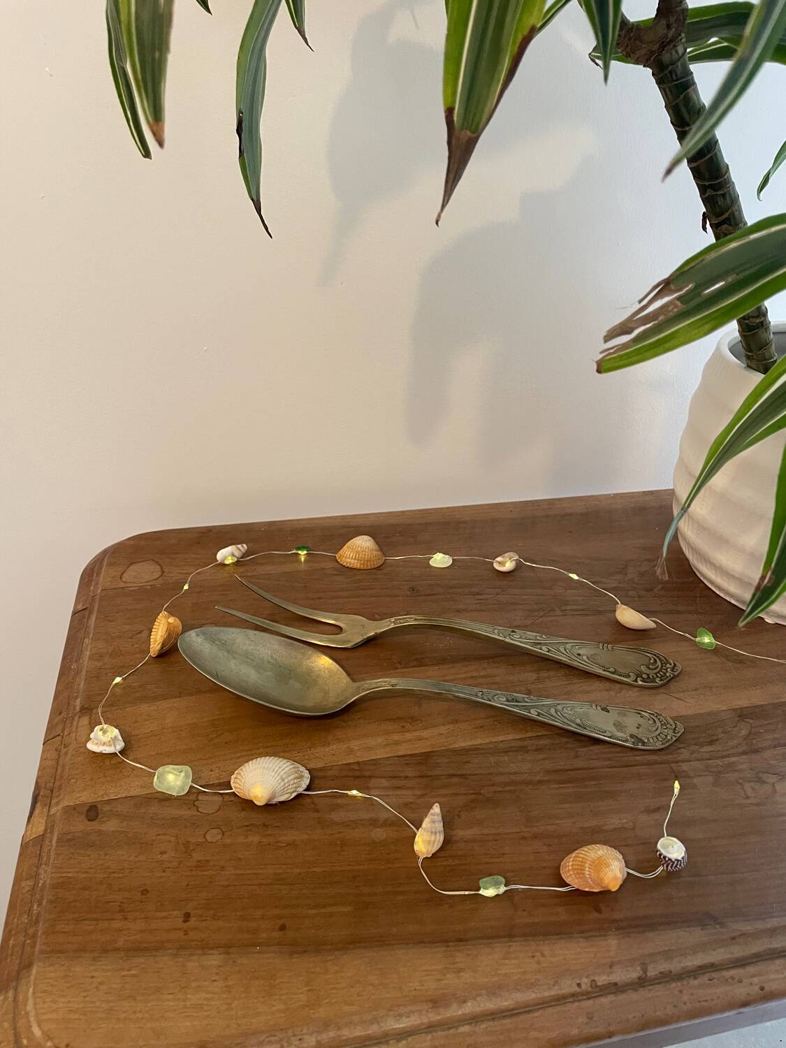 Vintage gold cutlery