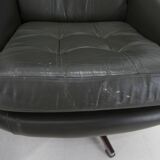 Midcentury Swivel Rocking Armchair, Peem, Finland, 1970s