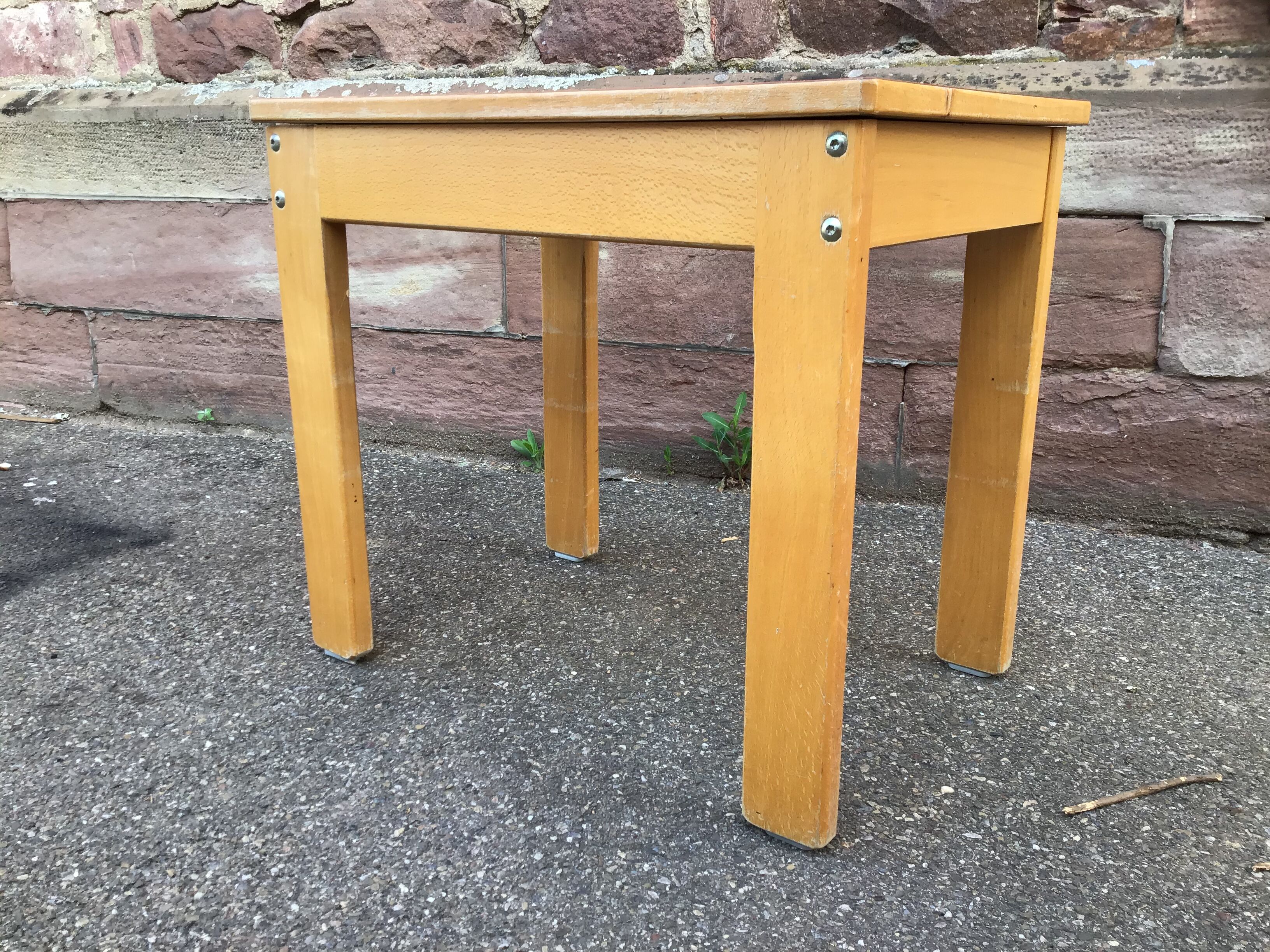 Bureau & chaise enfant école maternelle  vintage