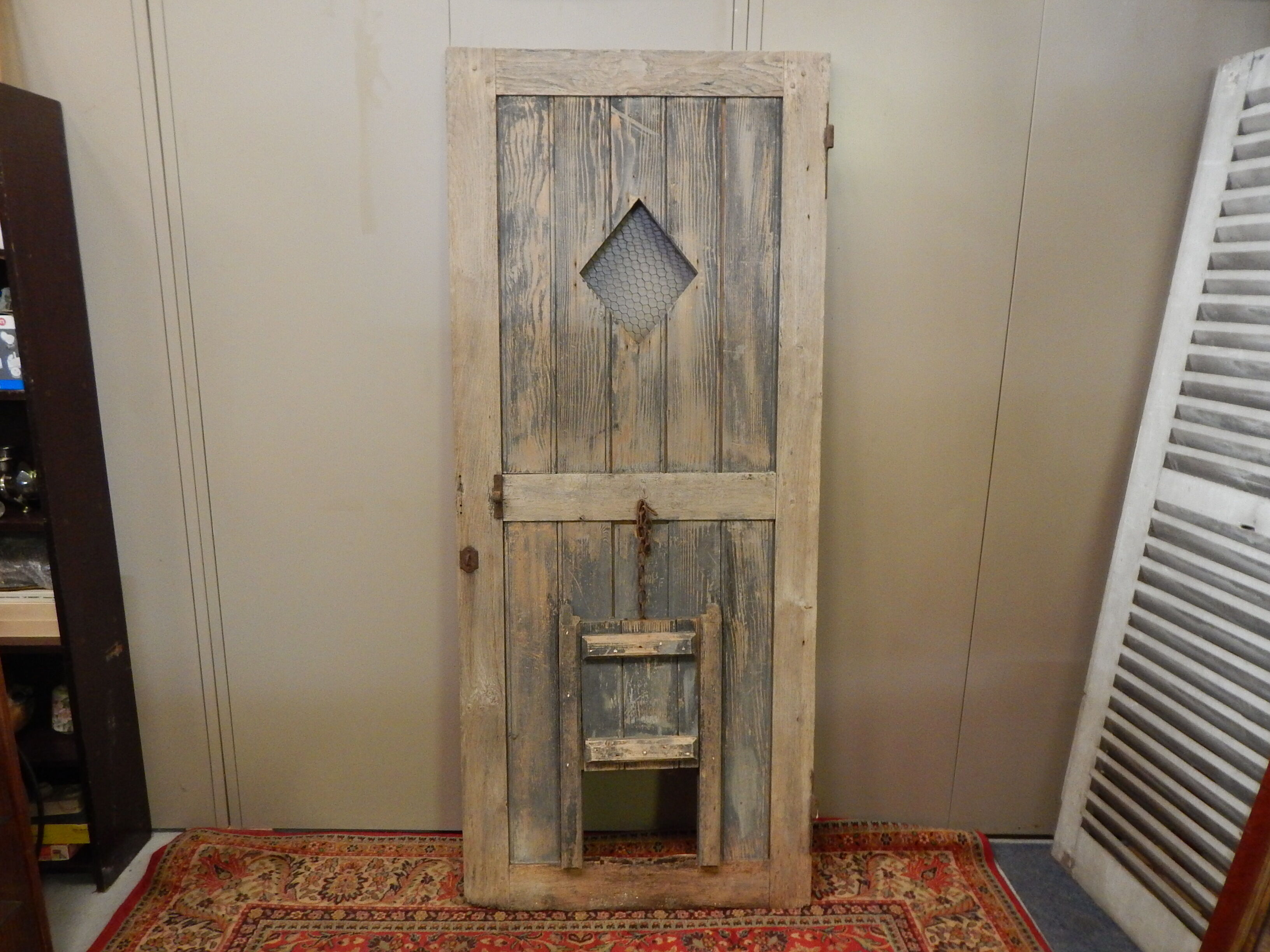 Old chicken coop door