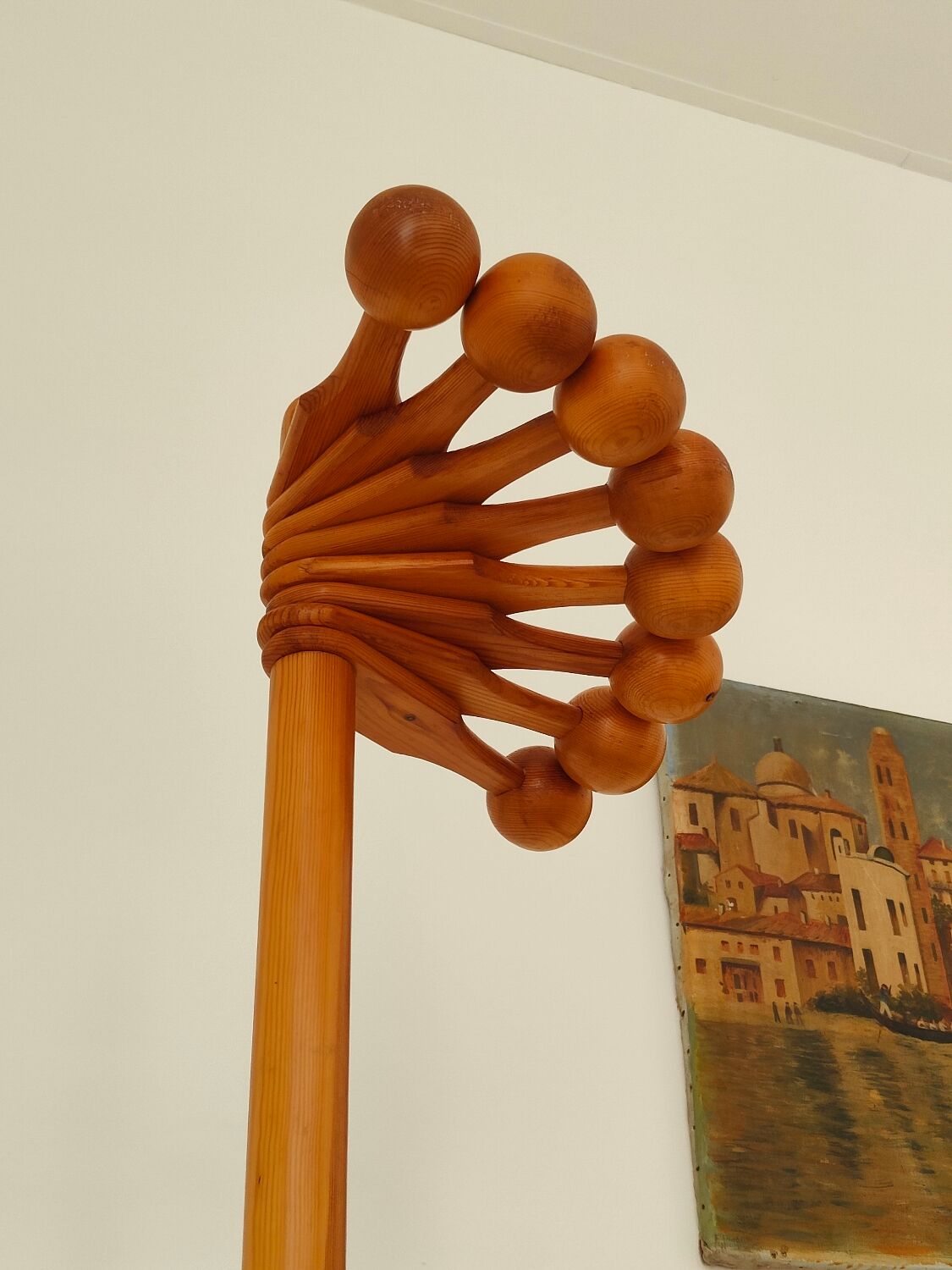 Reiner Daumiller solid pine coat rack