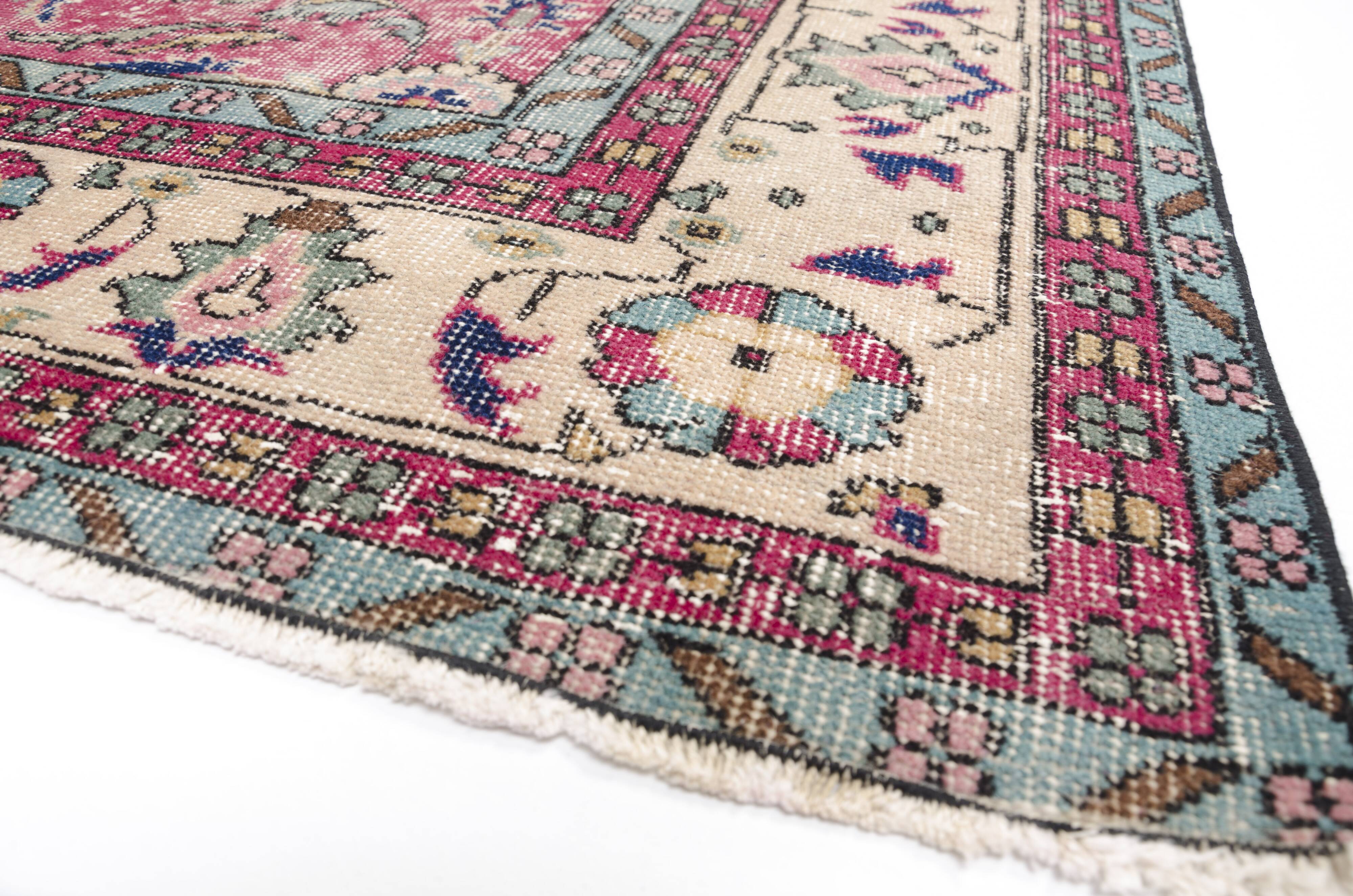Turkish Floor Vintage Rug  sku-2017