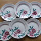 6 Sarreguemines dessert plates, Monceau model 200215