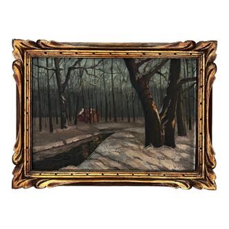 "La forêt sous la neige" par Dimitri Vazine