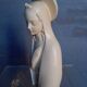 Buste vierge ceramique blanche / ecru ep 1950