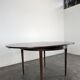 Table scandinave en palissandre avec allonge