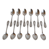 12 tablespoons metal argente orfevre frionnet francois
