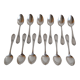 12 tablespoons metal argente orfevre frionnet francois