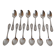 12 tablespoons metal argente orfevre frionnet francois
