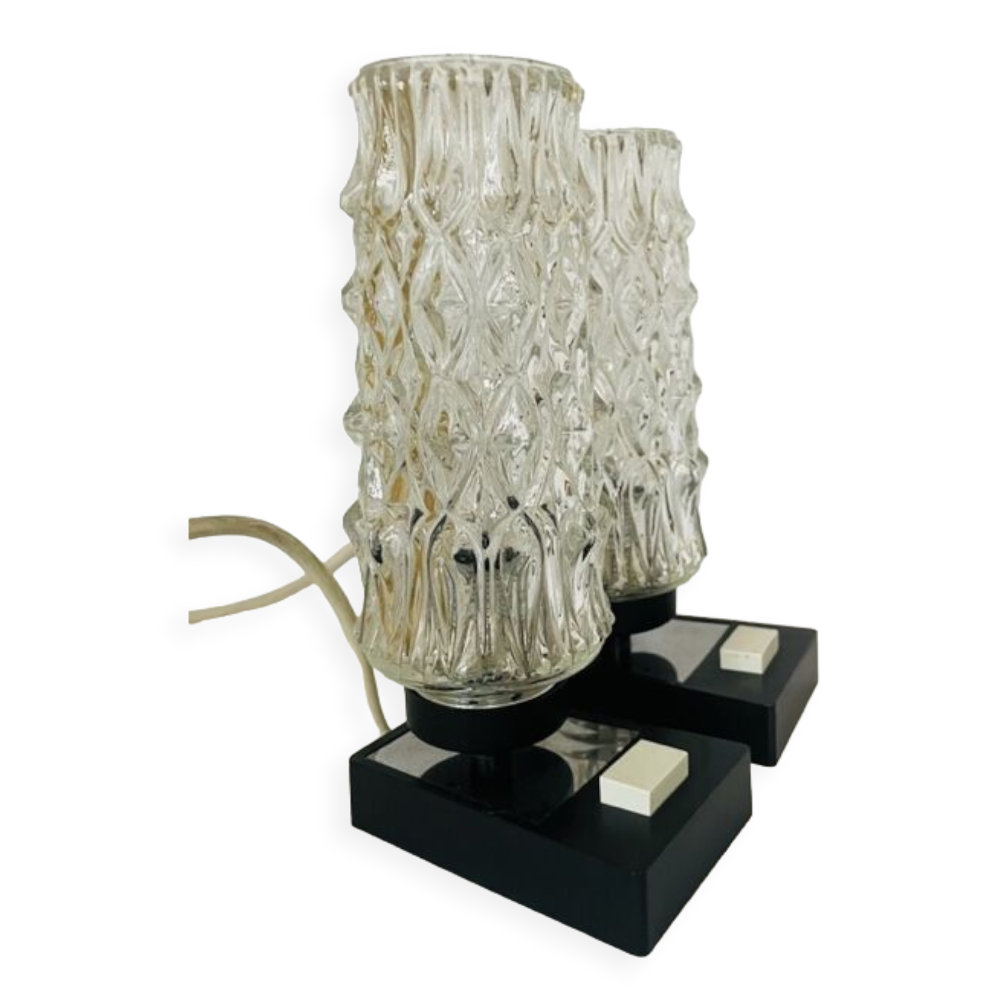 Two Richard Essig bedside lamps