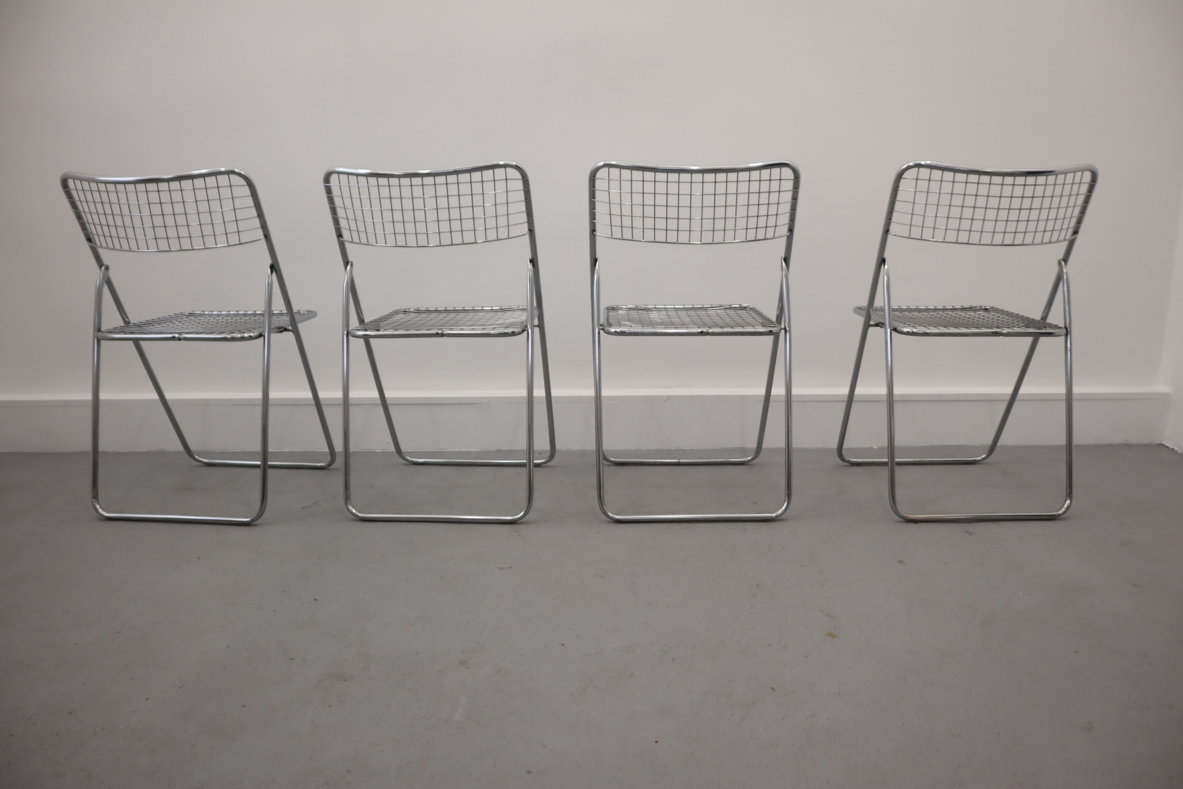 4 chaises Ted Net par Niels Gammelgaard pour Ikea