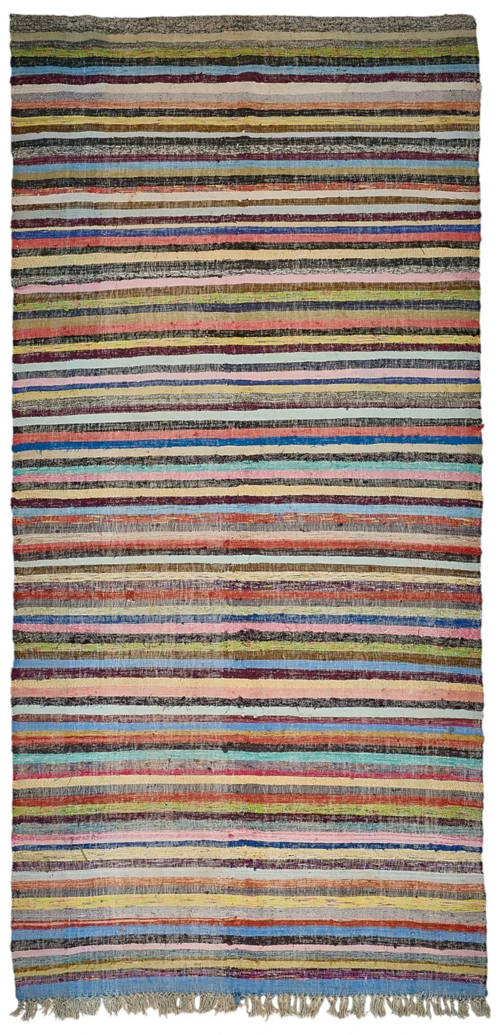 Turkish Handwoven Flatweave Chaput Kilim 176 cm x 354 cm