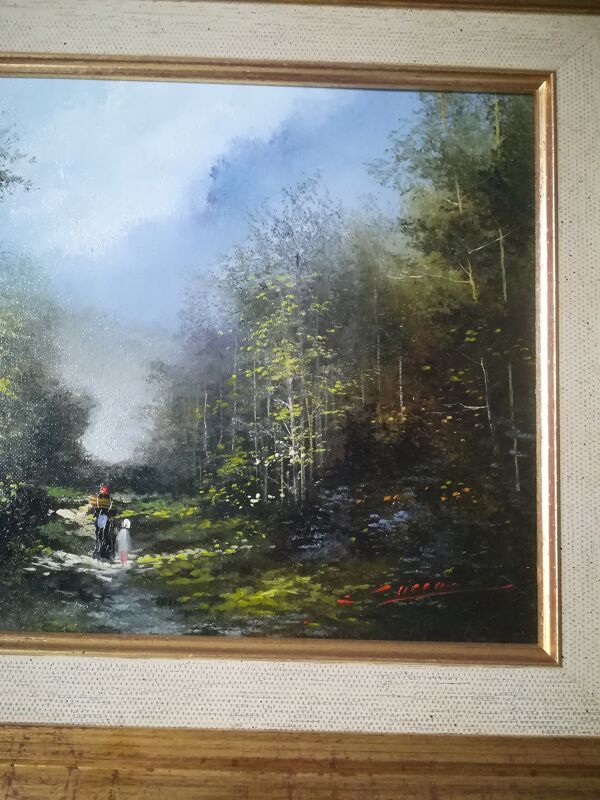 Huile sur toile signée