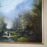 Signed oil on canvas