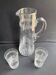 St. Louis - Beer serving party (1) - Art Nouveau - Blown and engraved crystal