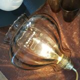 Suspension vintage globe lamp