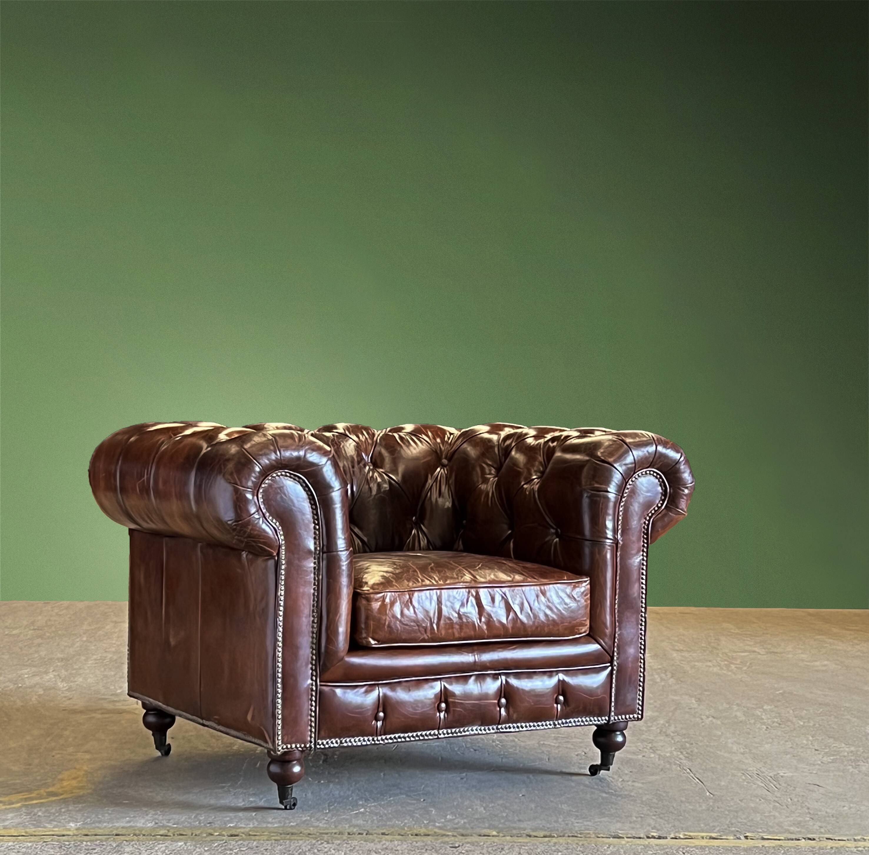 Chesterfield armchair