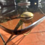 Table basse en verre fumé