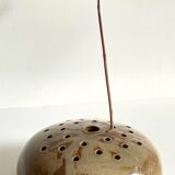 Vintage flower pick table centerpiece