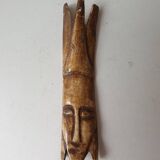 Sculpture sur os - ancienne Amulette Africaine - Art Africain tribal
