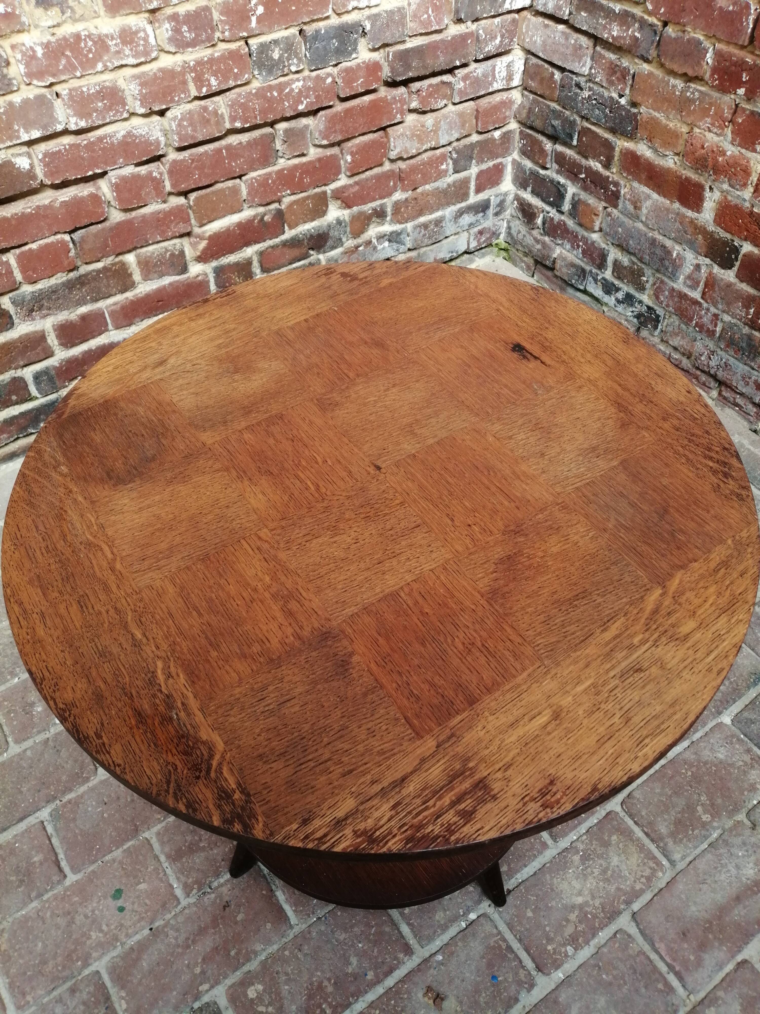 Vintage art deco style gueridon table