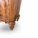 antique walnut serpentine commode