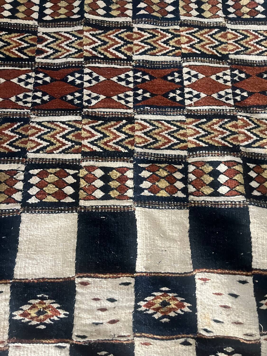 Vintage Berber hallway rug