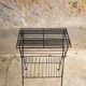 Metal magazine/vinyl rack