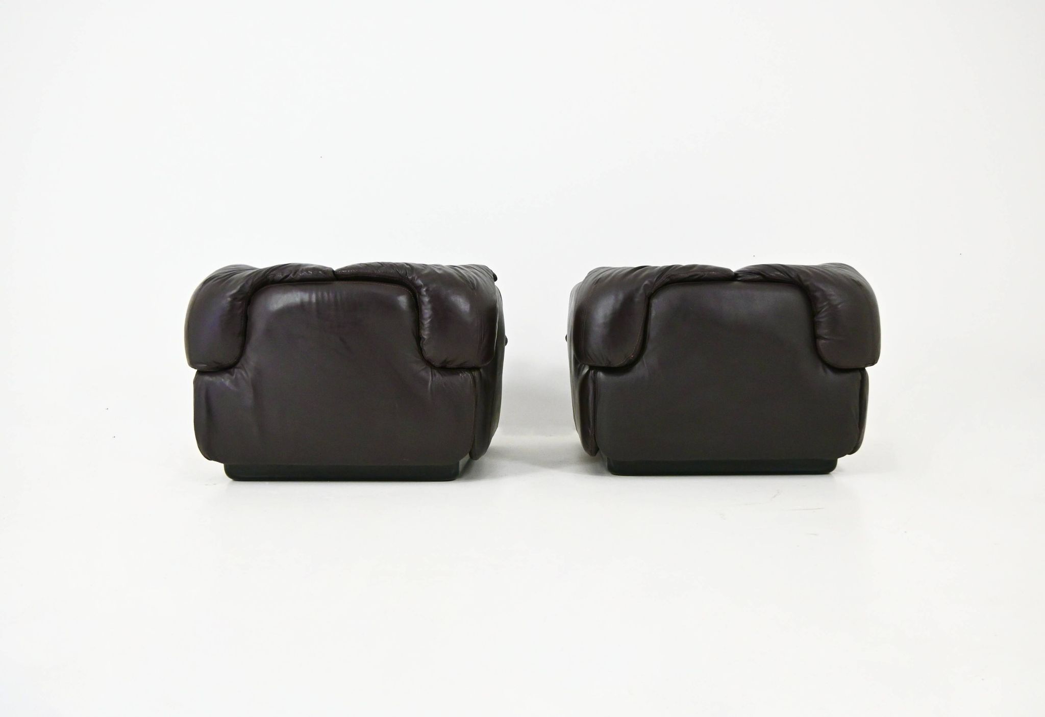 "Confidential" armchairs by Alberto Rosselli for Saporiti Italia, 1970s