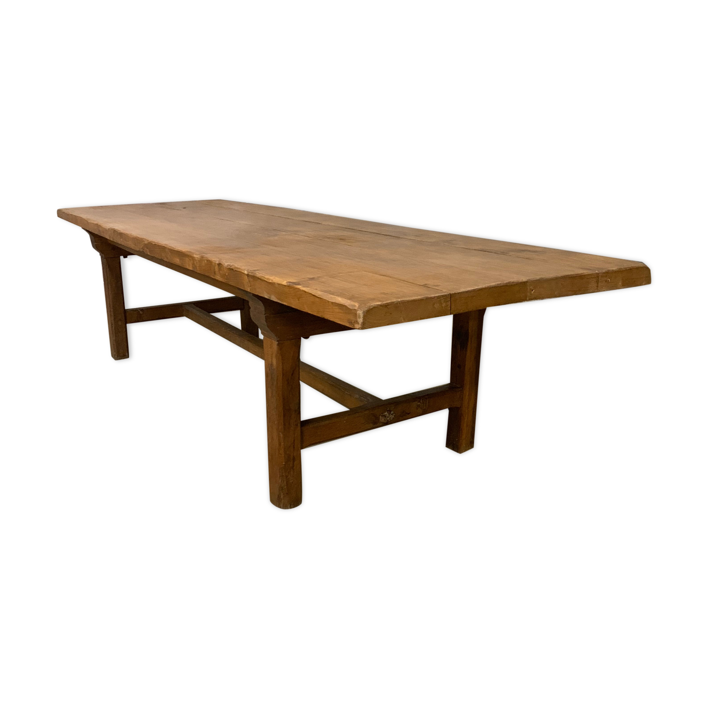 Old farm table 3.20 m elm and oak